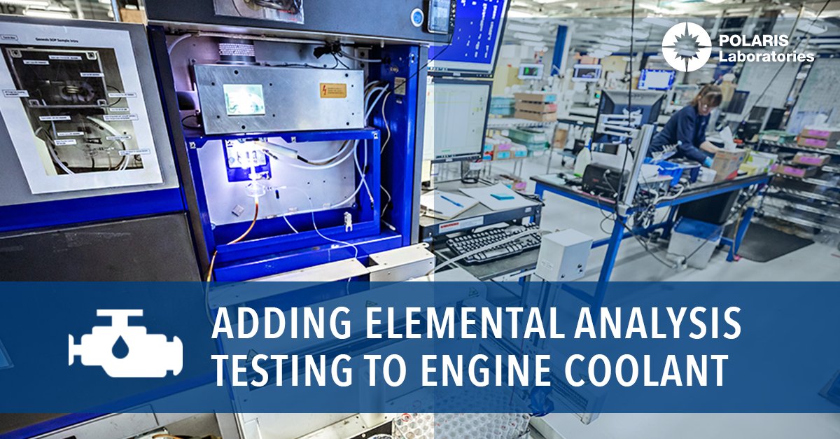 polarislabs's tweet image. Adding elemental analysis testing to your coolant test packages will identify corrosion, contamination and other possible fluid properties in your samples. 
bit.ly/3ozJkAH
#coolant #coolanttesting #elementalanalysis #ICP #maintenance #coolingsystem #engine