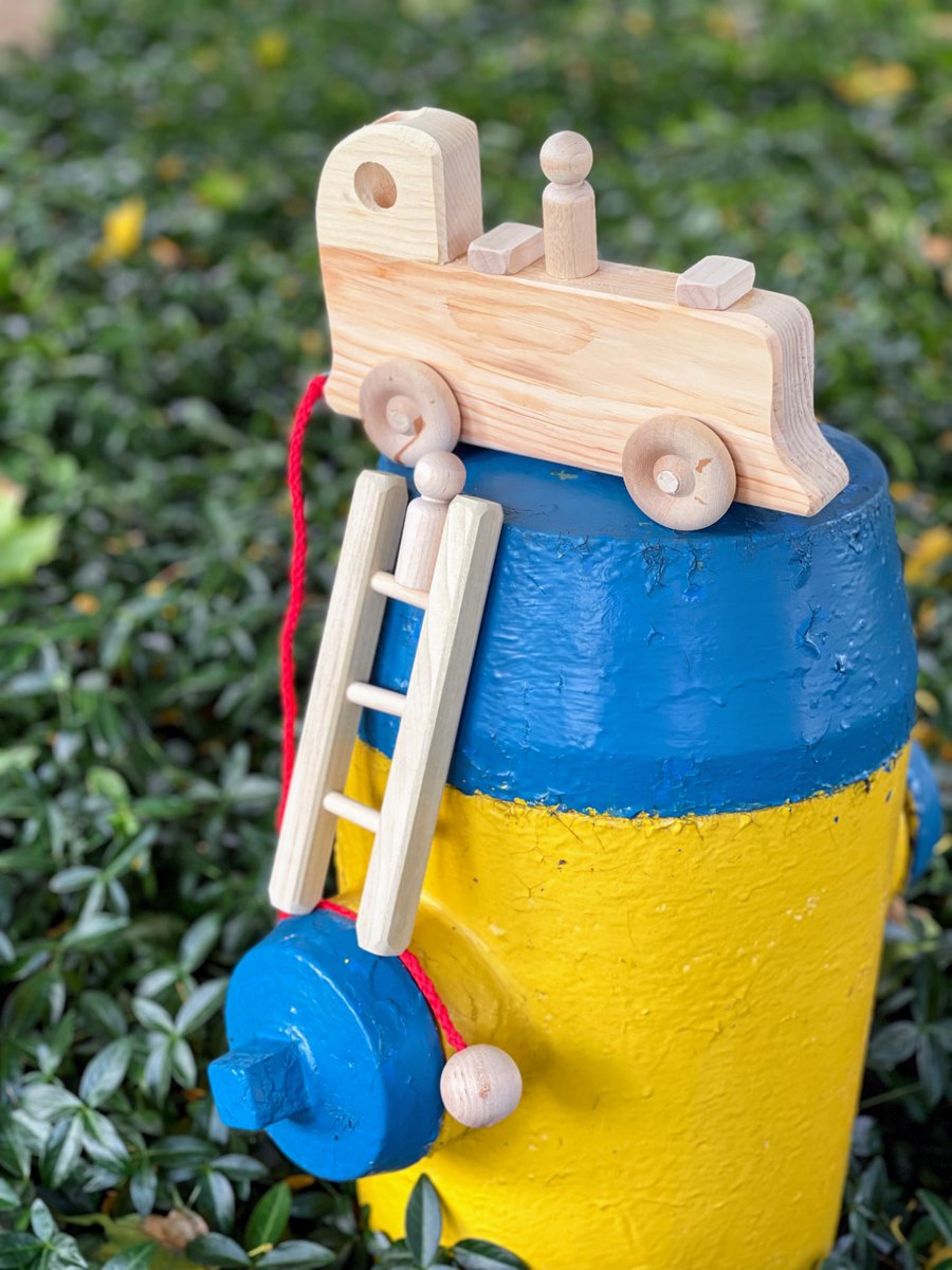 ThorpeToys's tweet photo. Our Fire Engine is today's toy of the day, and if you buy one before 1pm tomorrow, you will get 10% OFF any of our Work Vehicles including our forklift, school bus, helicopter and transport truck. 
#shoplocal #supportsmallbusiness #toys 
#madeincanada https://t.co/VZDQuE3sWQ