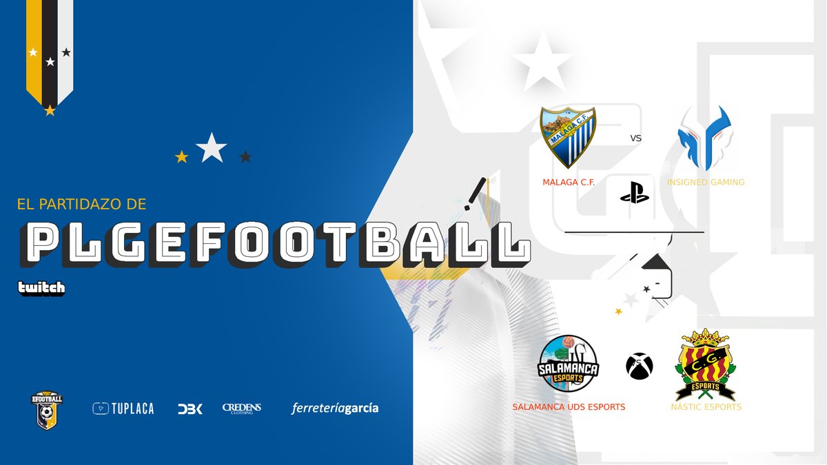MVirtualeSports's tweet photo. 🆕| ACTUALIDAD #ClubesPro

Hoy increíbles jornadas de primera categoría entre
@MalagaCF  - @InsignedEU y @UDSesport - @NasticeSports para seguir sumando y liderando en la liga @PLGeFootBall 
 
#MundoVirtualeSports https://t.co/89f4H957KJ