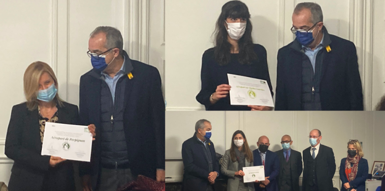 AeroBiodiv's tweet photo. Après 7 belles années d’activité, @AeroBiodiv va plus loin et profite de cette conférence pour remettre ses premiers labels « aérobio » à 3 aéroports français : l’aéroport Paris-Orly @ParisAeroport, l’aéroport de Perpignan Sud de France et @AeroportLourdes. https://t.co/tNXXqJcdrQ
