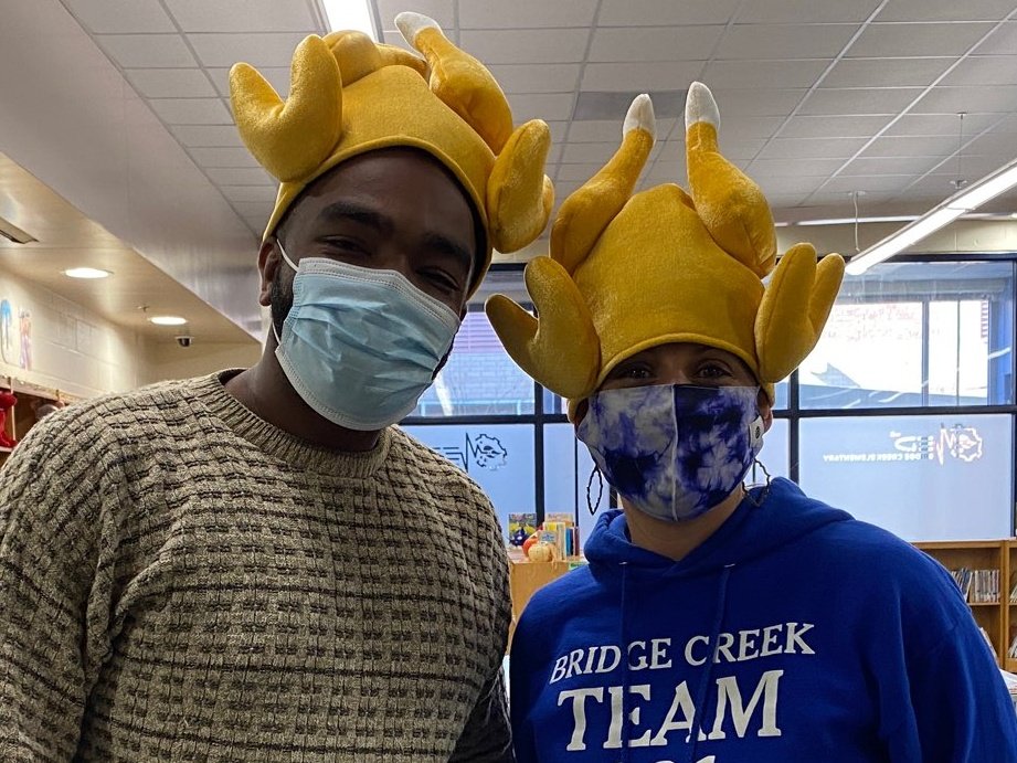 Thanks <a href="/trobinsonbce/">Taurean Robinson, Ed.D.</a> for joining in on all the fun <a href="/MEDatBCE/">Bridge Creek Elem</a> !