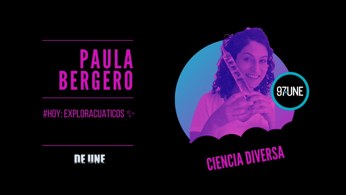 LaUneok's tweet photo. #Ahora la columna de #CienciaDiversa ⚛️💚 @Paula_Bergero para hablarnos de @exploracuaticxs grupo que busca promover una articulación de saberes en torno al ambiente acuático, desde un enfoque educativo, interactivo, lúdico y artístico.
🎙️ @deuneok 🌈 📻 https://t.co/L8BUsqCkgy https://t.co/BlevKhY0Jv