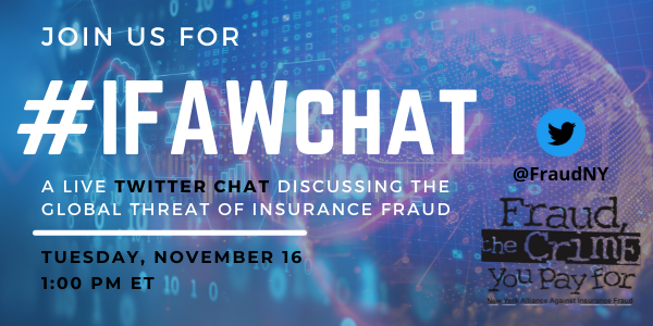 FraudNY's tweet photo. Q6 - How has COVID impacted insurance fraud scams in your country or region? 

#IFAW #IFAWChat #IFAW2021 #insurance #fraud #insurancefraud
#FraudAbroad https://t.co/eNRyrBJ4zF