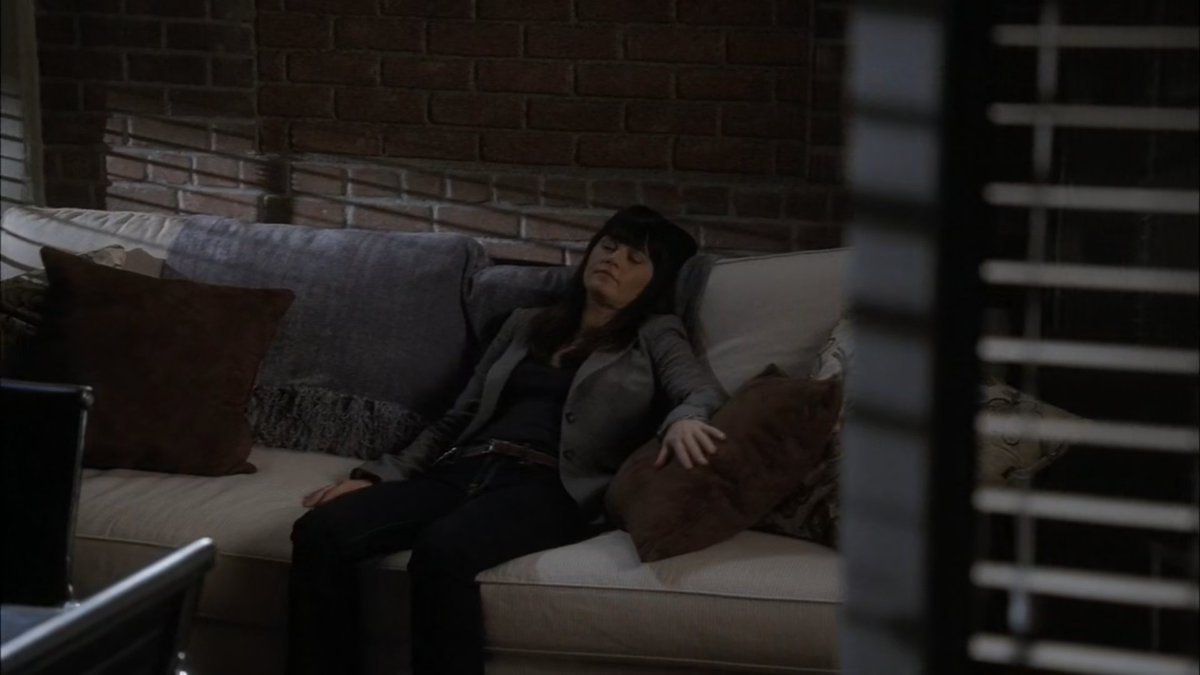 lisbon: there you are. where's my couch? 
jane: oh. yes, i bought you a new one.
lisbon: i like my old couch.
jane: no, you don't. you gotta try this one.
lisbon: let's discuss it later.