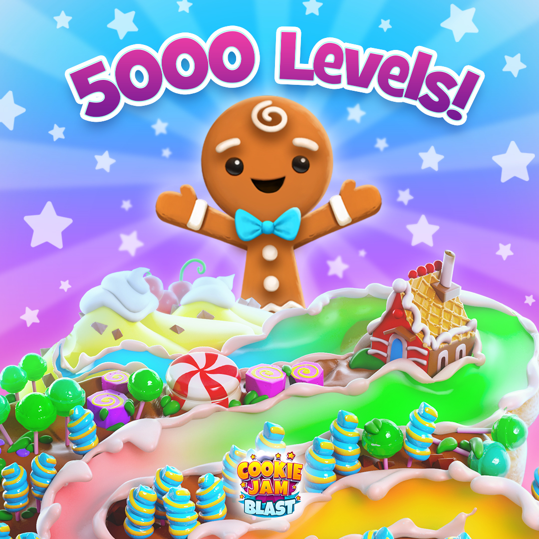 cookiejamblast's tweet photo. 💥Milestone Alert💥
We've made it to 5000 Levels! 🥳
Celebrate with 24 hours of unlimited lives!❤️
This milestone is dedicated to you!🎉
👇Screenshot if you're close to the finish line! https://t.co/x9sU6XRY5C