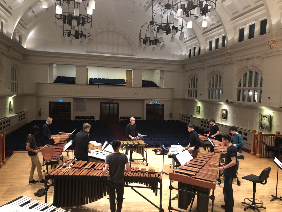 Autmn Percussion Showcase rehearsals have started. We are delighted to perform works composed by Anders Astrand and working with him together on it. We will perform this friday at 6pm in the Concert Hall of <a href="/RCMLondon/">Royal College of Music</a>. We would be very happy to see a lot of lovely faces!🌞