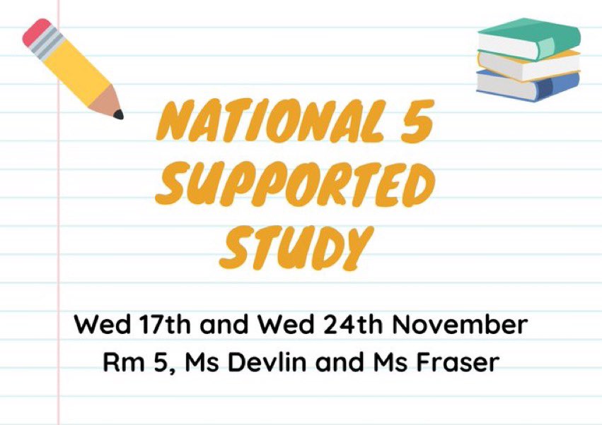 It’s that time of year! I’m excited to be able to do some supported study 🌟