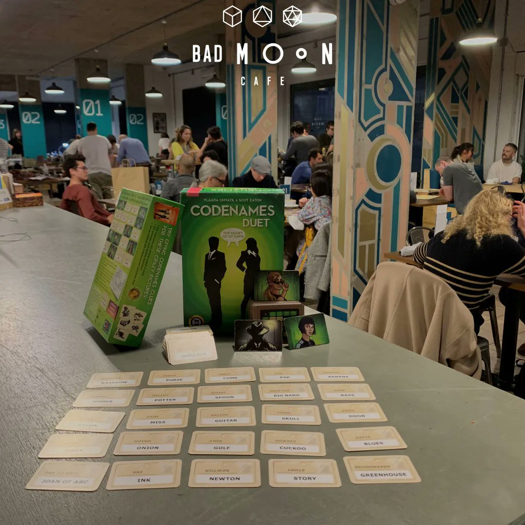 Badmooncafe The Classic 2 Player Version Of Codenames A Co Operative Game With Word Association And Works Well With More Players Too Boardgames Boardgamegeek Boardgame Tabletopgames