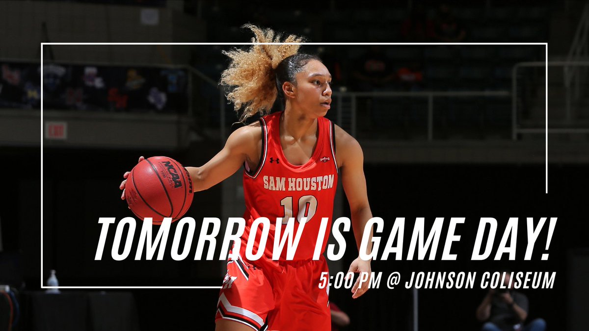 Bearkats_WBB's tweet photo. Tomorrow's Game Day! 
vs USAO 
5:00 PM 
Huntsville 
Johnson Coliseum
#EatEmUpKats #BeatUSAO https://t.co/VCWv8YbnFO