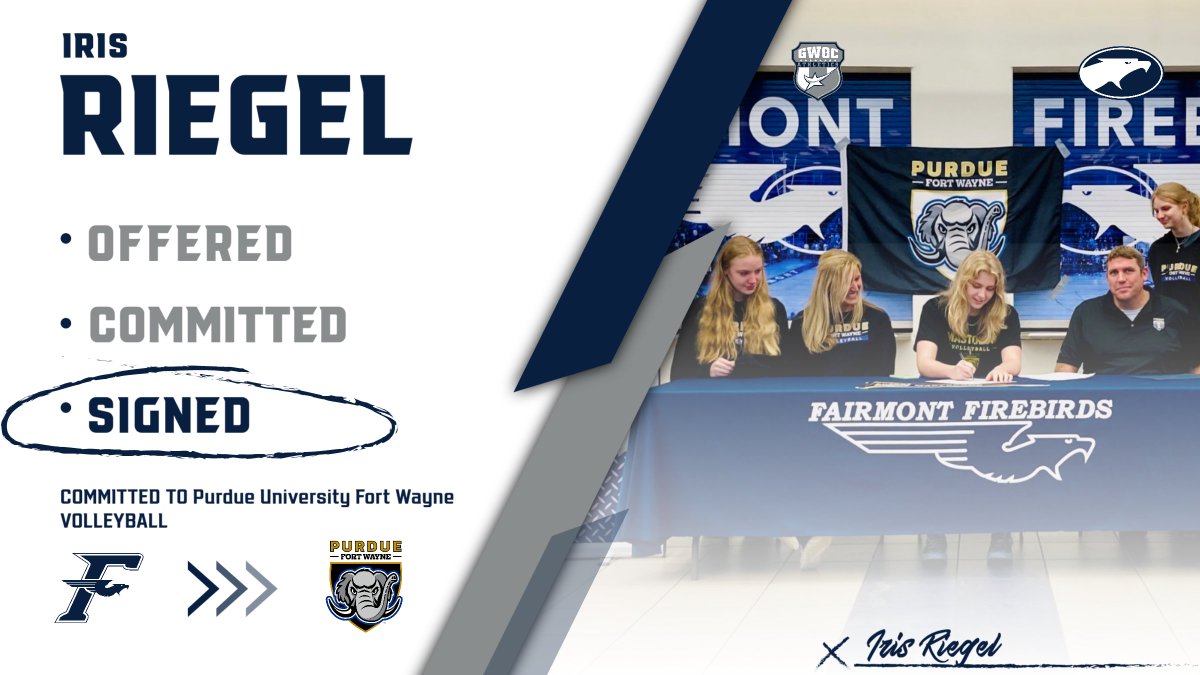 FHSAthletics1's tweet photo. Congratulations Iris on your recent signing to play volleyball for @MastodonWVB!
Extremely well deserved. Firebird Nation & @fairmontwvb is excited to follow your future collegiate efforts! #WeAreFirebirds #BuiltInKettering https://t.co/u7AyFbicji