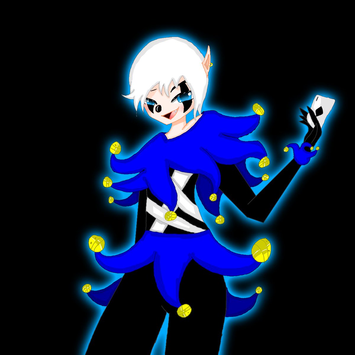 firefoxhunterg1's tweet photo. Jester
His weapons are razer sharp cards
#oc #cuteboy #jesterthejester #jestertheclown #jesteroc #jesterboy #clownoc #clownboy https://t.co/wbKIJcLlH8