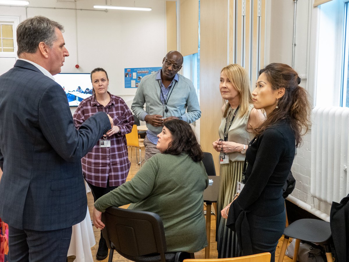 MetroMayorSteve's tweet photo. We invested nearly £1m into the Granby Lifelong Learning Centre to help refurbish this invaluable community asset.

It was brilliant to see the impact our funding has had, with the centre so busy and good to catch up with local residents after the weekend's events. https://t.co/IBMc1Tnf7X