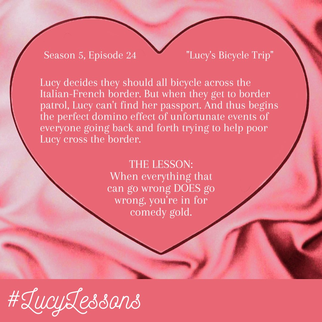 NickWriting's tweet photo. Hi, it's Adam, welcome back to #LucyLessons – across the pond! Continuing from last month, I'm highlighting the show's best ~European~ moments and showing how Lucy's comedy is universal. https://t.co/4Fr0F5XAFA