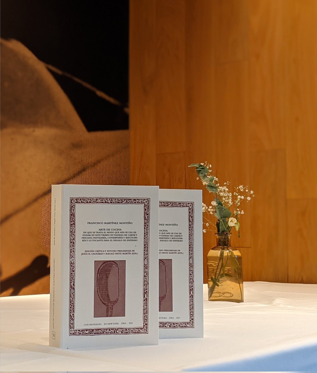 fylunav's tweet photo. Hoy hemos presentado en el restaurante del @Museo_unav la edición crítica de un libro de recetas del #SigloDeOro 👨‍🍳 https://t.co/Gfgh5Eqygy