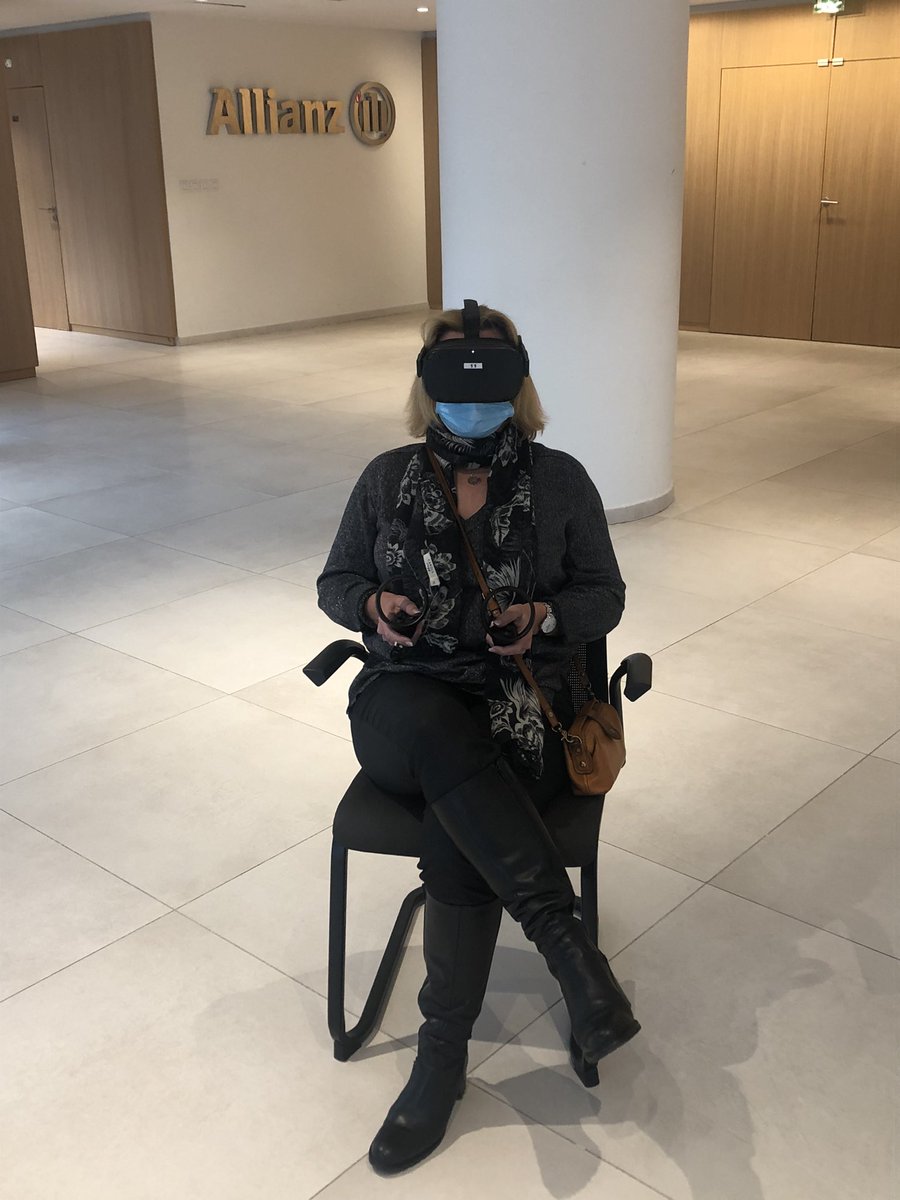 Sensibiliser aux handicaps invisibles de manière innovante grâce à la réalité virtuelle, c’est notre proposition aux #allianzers pour cette SEEPH 😊 #AllianzSEngage #diversite #inclusion #handicap