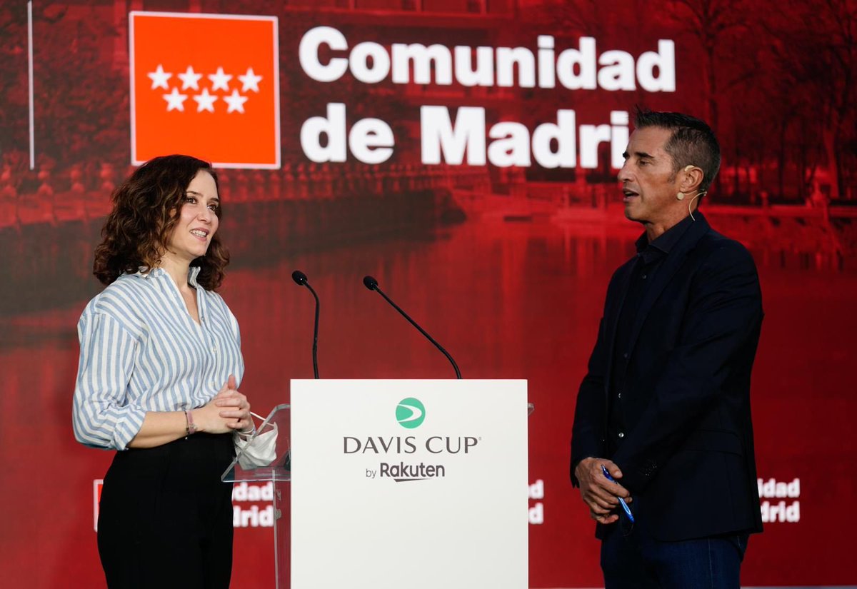 IdiazAyuso's tweet photo. Madrid es capital del deporte, el turismo y la cultura. Vuelve el tenis con la @CopaDavis.
3.800 noches de hotel reservadas, 700 periodistas internacionales y 100 canales de televisión acreditados.
https://t.co/sFtdVNHUCu https://t.co/IHYkY3drw8