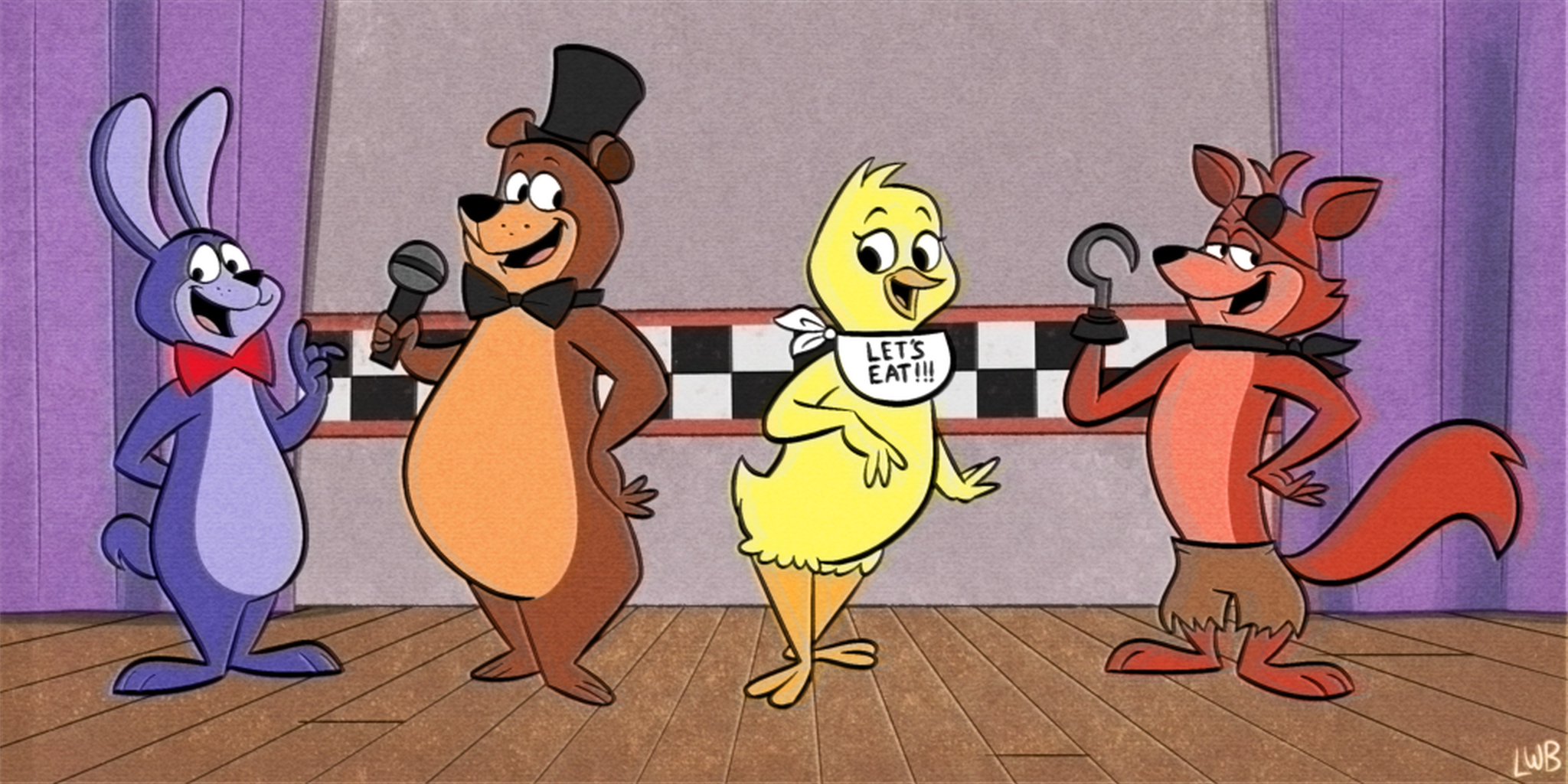 Lolwutburger Comms Closed On Twitter Hanna Barberas Freddy Fazbear 