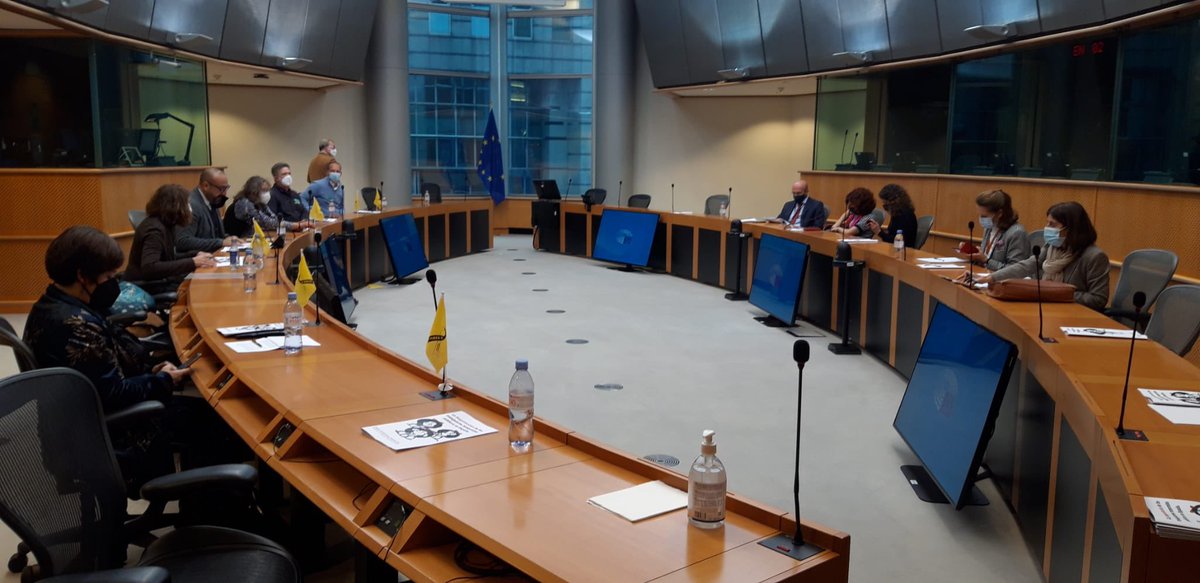 SEPMA_PRP's tweet photo. 📣 @SindicatoSepma y @CAEPAT luchando en Bruselas junto a las plataformas de otras CCAA 🇪🇺

💥 Reunidos con Europarlamentarios para denunciar el abuso de temporalidad en las AAPP de 🇪🇸 

#FijezaYa‼️

@PSOE @populares @PODEMOS @Esquerra_ERC @eajpnv @CarlosGarciaGim @diputacionMLG https://t.co/W2r2wwswNQ