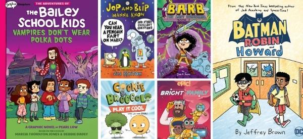 ImaginationSoup's tweet photo. 23 NEW graphic novels for readers ages 6 to 12! https://t.co/EUQJW29JHO #kidlit #graphicnovel https://t.co/1pQguRqS0k