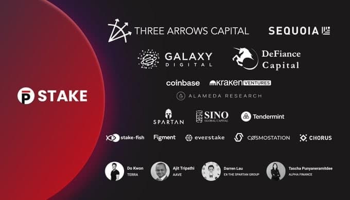 ICODrops's tweet photo. .@pStakeFinance has raised $10M in a strategic funding round led by Three Arrows Capital, @Sequoia_India, @GalaxyDigitalHQ, &amp; @DeFianceCapital. 

Investors: @coinbase, @krakenfx Ventures, @TheSpartanGroup, @AlamedaResearch, @SinoGlobalCap, &amp; others.

https://t.co/zMsGtJhJln https://t.co/hmRkNl72Q4