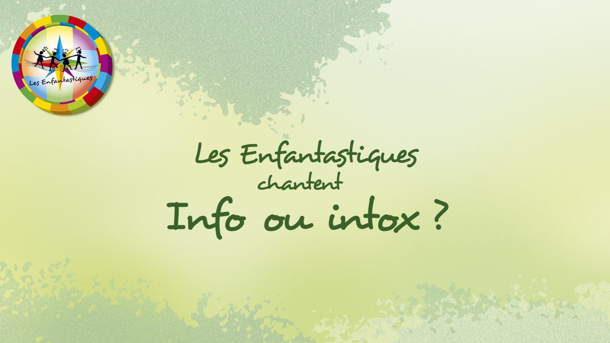 INFO OU INTOX ?  Extraite du nouvel album des Enfantastiques, cette chanson évoque quelques "travers" des réseaux sociaux: fake news, complotisme, harcèlement, ...                                                                                       youtube.com/watch?v=TS1eaE…