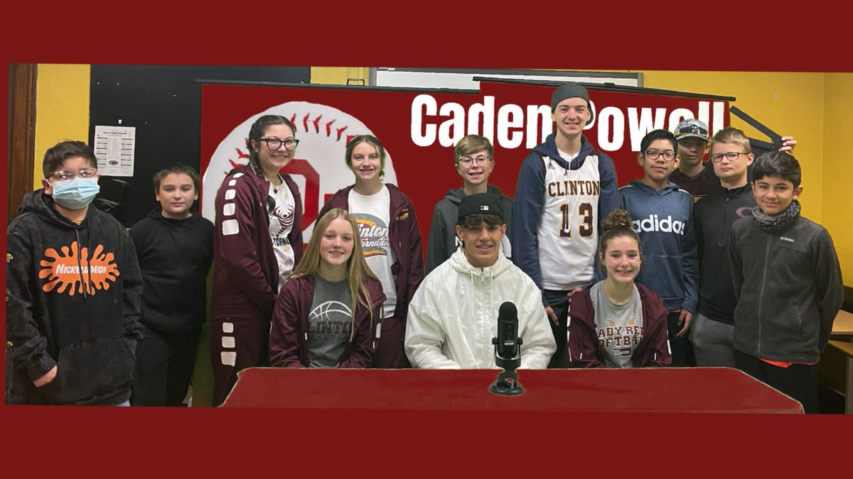 GauntTonya's tweet photo. Thank you @Caden_Powell7 for coming to speak to our class at #cmsok #cpsreds https://t.co/b8S2CfU8h0