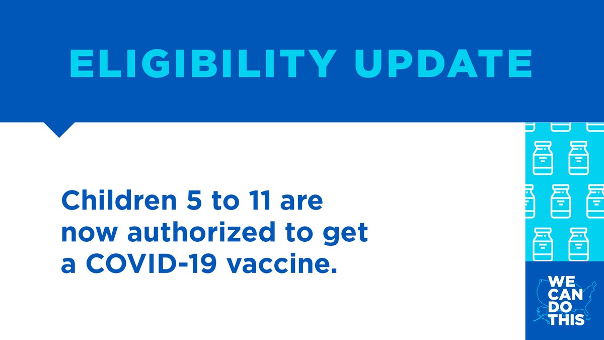 NMPED's tweet photo. Wondering about COVID vaccines for your kids? CDC recommends everyone 5 years and older get vaccinated to protect them from serious illness and hospitalization due to COVID. https://t.co/MDEHJ90ymk