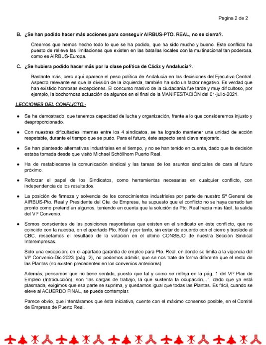 CCOOAirbus_PR's tweet photo. Comunicado de nuestra sección sindical. https://t.co/qee8pRNNd9