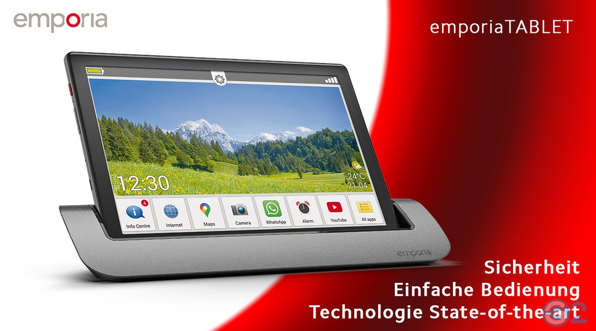 anDroidNews_de's tweet photo. Der österreichische Hersteller Emporia Telecom präsentiert uns heute kein neues Ü60-Smartphone, sondern vielmehr das erste Senioren-Tablet!
.
►https://t.co/FEnU9enLi5
.
#Emporia #EmporiaTablet #Senioren #Generation60Plus #SilverSurfer #Oma #Opa #AndroidTablet https://t.co/2j7BMBRTYy