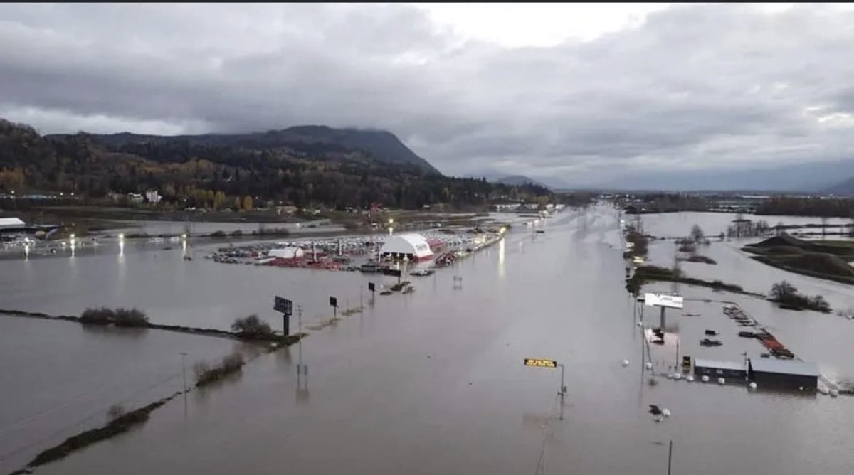 TheDeMontigny's tweet image. #BCFloods #watcom #sumas #highway1 #flood
