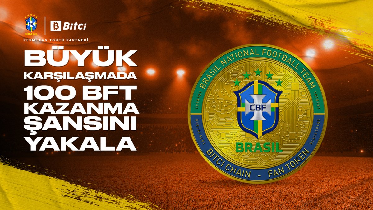 safebitcom's tweet photo. ⚽ Arjantin 🆚 Brezilya maçında BFT kazanma şansı seni bekliyor!

✅ @bitcicom'u takip et.
🔁 Bu tweeti retweetle.
👀 Brezilya Milli Futbol Takımının ilk golünü kimin atacağını tahmin eden ilk kişi ol.

100 BFT kazanma şansını yakala!

#Bitci #KazananlarınYanında @CBF_Futebol https://t.co/xm1w9hQxlV