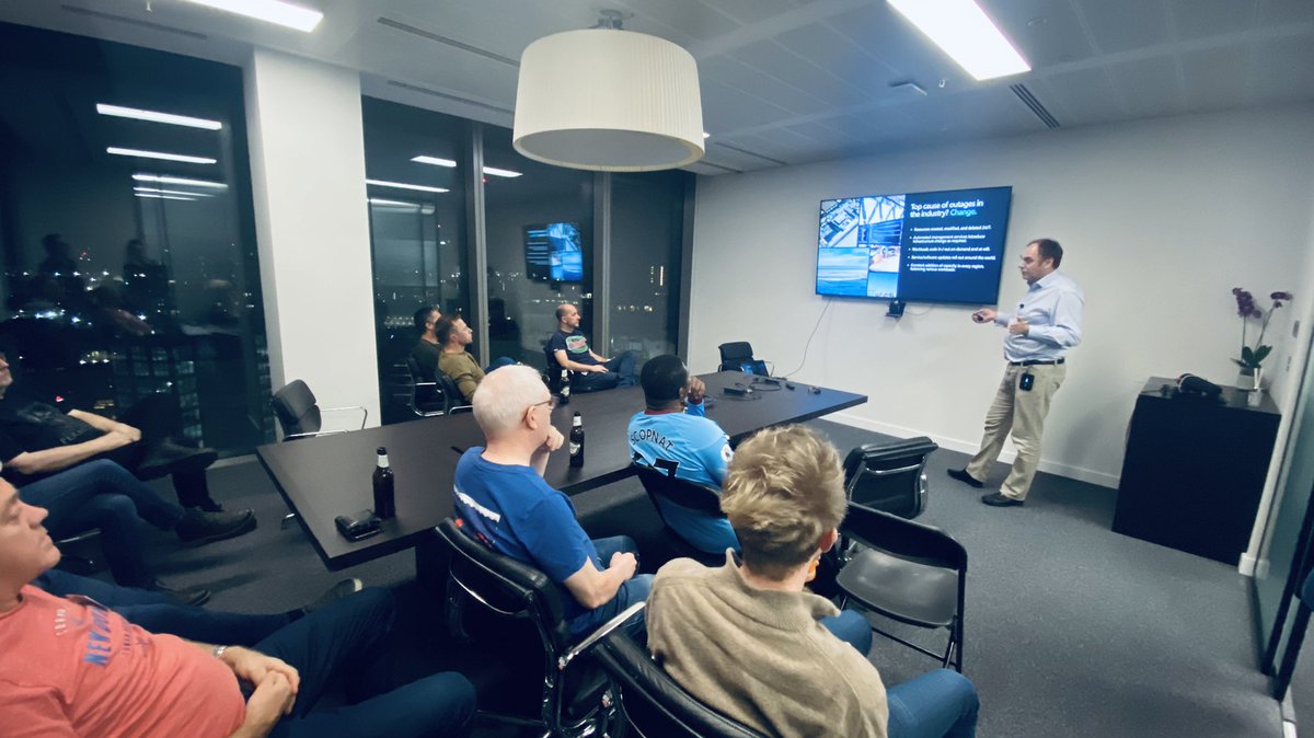 NorthernAzureUG's tweet photo. Our first #NAUG in person in 20 months!!
Our first talk is Michael Royster, a #Cloud Solution Architect at #Microsoft talking to us about Designing #Resilient & Available #Solutions.
@Doch_M @mbradl04 @JoeHodkinson
#NorthernAzureUserGroup #cloud #azure #Microsoftusergroup https://t.co/wSA0Eizz8b