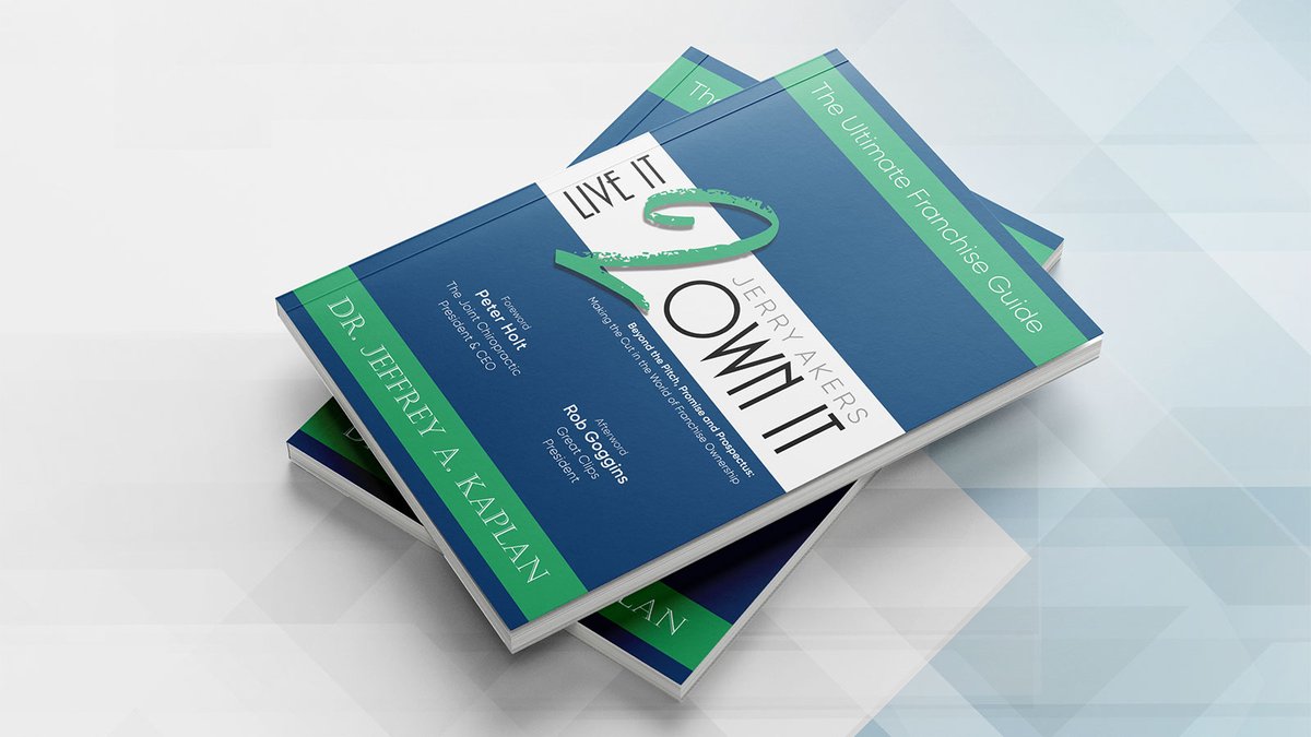 LiftGrowth's tweet photo. Exciting news! 
@liftgrowth's very own @DrKaplan is publishing a book. Our new franchise guide, Live It 2 Own It launches tomorrow! We invite you to watch our virtual book launch on Wed., Nov. 17 from 4-5pm CST via livestream, where we will recognize those included in the book. https://t.co/eNeXpU2Sok
