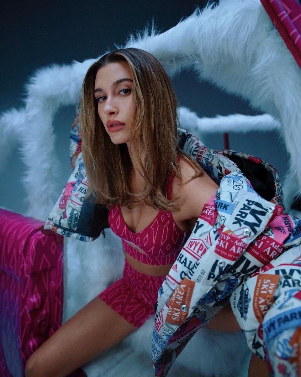 hailssafe's tweet photo. Hailey Bieber for Beyoncé's Adidas × Ivy Park Campaign. https://t.co/M9bIT9Un4A