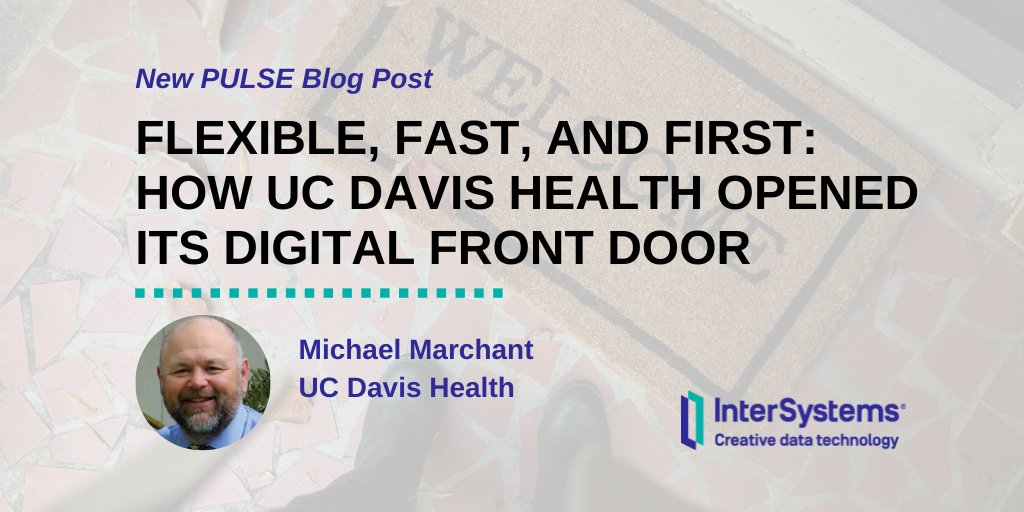What’s a #DigitalFrontDoor? It’s the sum of every virtual encounter that someone has with your healthcare organization.

Learn how <a href="/UCDavisHealth/">UC Davis Health</a> established a digital front door strategy that welcomes everyone — patients, payers, and partners alike. 

🗞️ow.ly/c7v950GP876