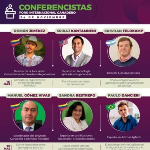 ACOGANAR's tweet photo. Separe su fecha desde el 24 al 26 de noviembre y acompañanos en #agrofuturo (Medellin), tendremos la 1er Subasta nacional regenerativa, exposición en el foro internacional ganadero, en los #agrotalks y un stand donde estaremos compartiendo con asociados e interesados!
#acoganar https://t.co/Ta8zVt1T57