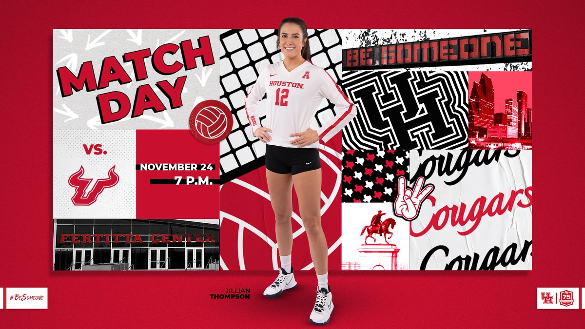 UHCougarVB's tweet photo. Second to last ๐ ๐๐ง๐๐ ๐๐๐ฌ in the Fertitta Center! ๐พ
โฐ 7 p.m. CST
๐ Houston, Texas
๐ South Florida
๐บ https://t.co/QGmL60ztvu
๐ https://t.co/UPYjYyEEAV
#PointHouston x #GoCoogs x #BeSomeone https://t.co/EJsylRztUf
