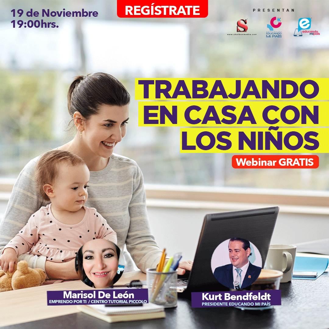 educandogt's tweet photo. TODAS Y TODOS INVITADOS
"Trabajar en casa con tus hijos no tiene que ser difícil"
Fecha: 19 de noviembre
Hora: 19:00 hrs.
Inscríbete dando clic aquí: https://t.co/XEhEjWVVoV https://t.co/4Eg9MLoRfs