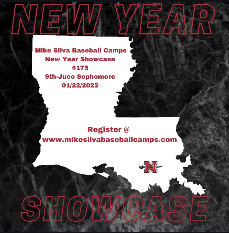 Our New Year Showcase is now up for registration at mikesilvabaseballcamps.com