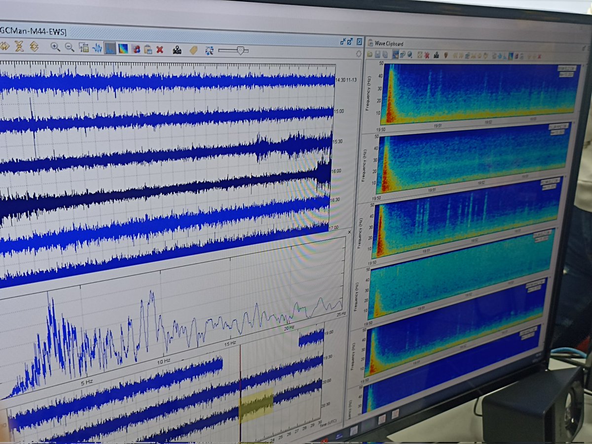 LuzYady's tweet photo. En nuestro recorrido por escenarios de riesgo visitamos el observatorio vulcanologico en Manizales, dónde logramos aprender sobre el monitoreo de los volcanes, la vigilancia especial sobre el Nevado del Ruíz y algunos equipos que forman parte de la historia. #ESING, @sgcol https://t.co/cYtK8loBdX