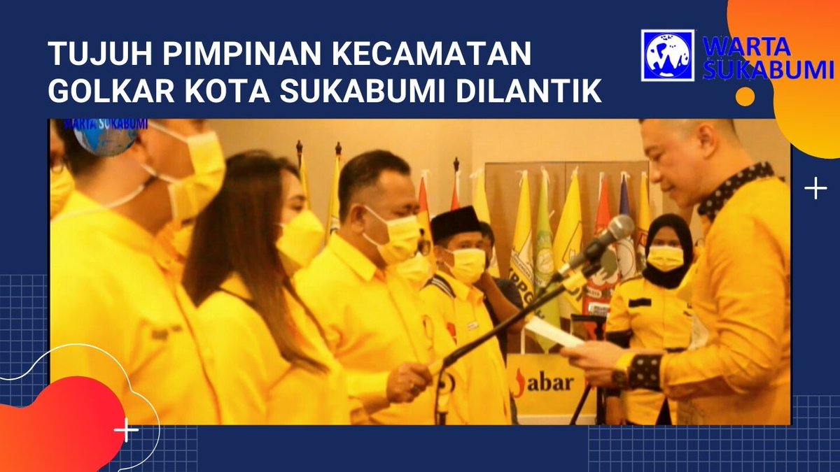 dirayuda's tweet photo. Tujuh Pengurus Kecamatan Partai Golkar Kota Sukabumi dilantik
https://t.co/pVif1iUFkT https://t.co/NTSAWsqBSO