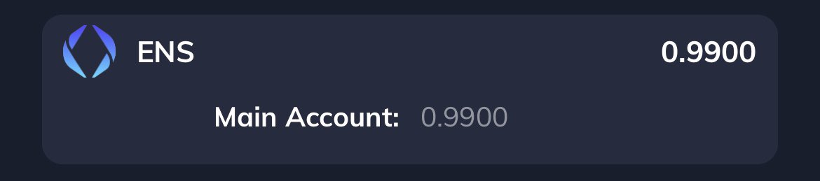 Red_moon6134's tweet photo. 1 (well almost😂) $ENS purchased at $52.30 #Crypto https://t.co/dBE2Er1Mns