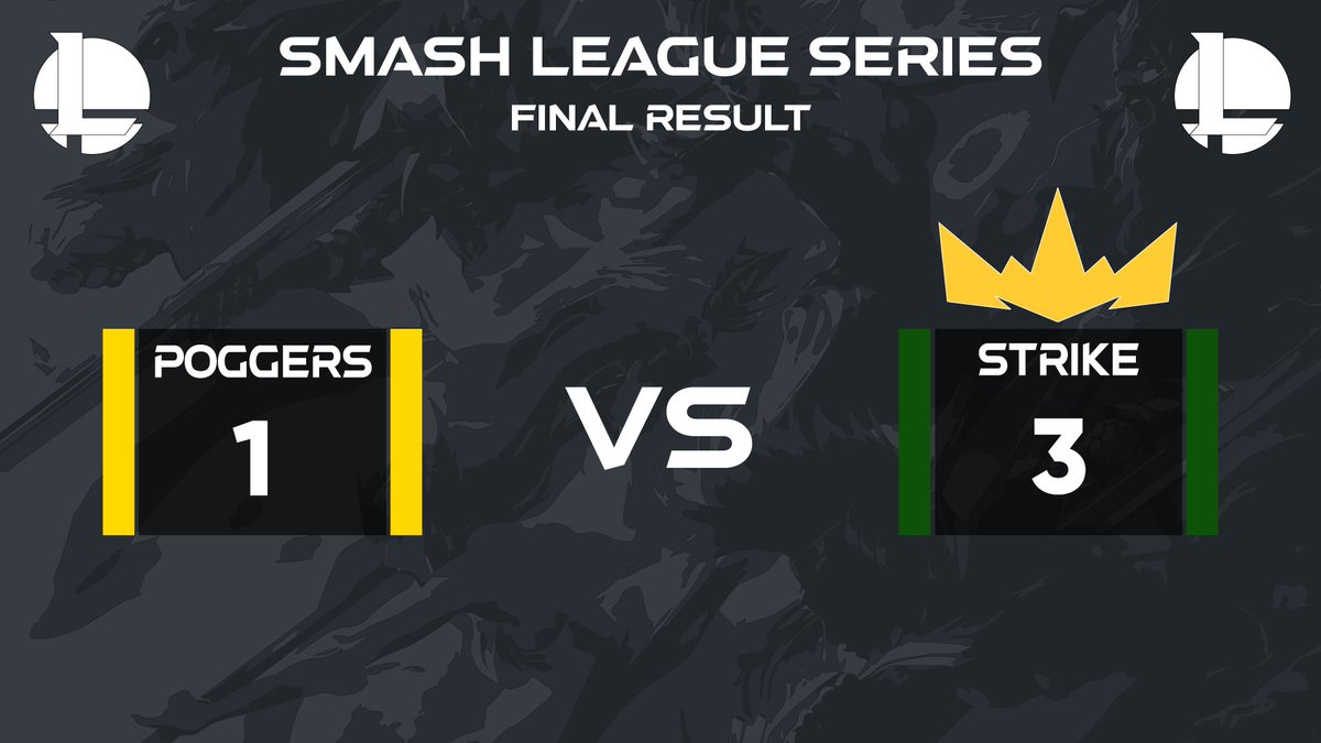 snixxlacanine's tweet photo. La semaine dernière, STRIKE a remporté la saison 3 de la Smash League Series ! Félicitations à eux, ainsi qu'à leurs adversaires de l'équipe POGGERS qui auront proposé un niveau incroyable au cours de cette compétition. #SLSEpisode3
RDV en Janvier pour la SLS 4 👀 https://t.co/jWWE5lA4aq