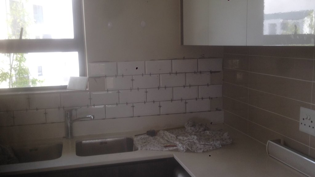 mike_hmc's tweet photo. Finished apartment . New paint , new kitchen backsplash , new plumbing sanwares #Rollingprojects #Parklands #TheSandownVIPCOMPLEX https://t.co/2hpXIVPtgq