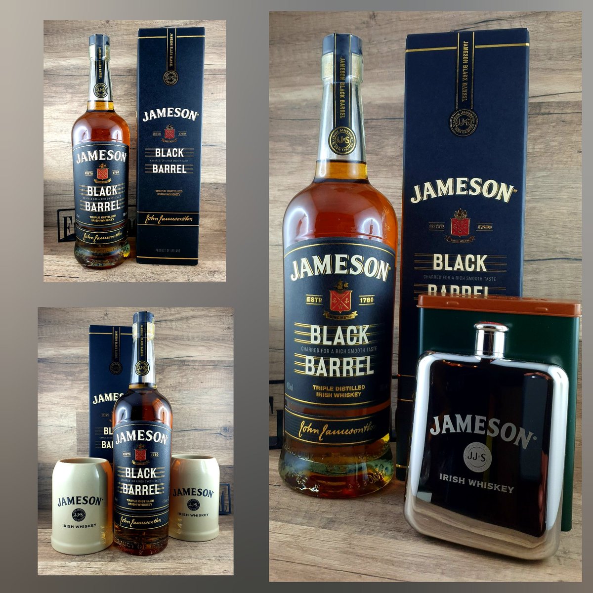 FirosFinest's tweet photo. Jameson Black Barrel 🤩 jetzt auch mit Flachmann oder schicken Steinkrügen 🤩🤩

https://t.co/rarQOZ2TSe 

#Whisky #jameson #jamesonblackbarrel #Geschenksets #geschenktipp #genusszeit #JamesonDistillerySA #whiskyoftheday https://t.co/zJV7ITlYuj