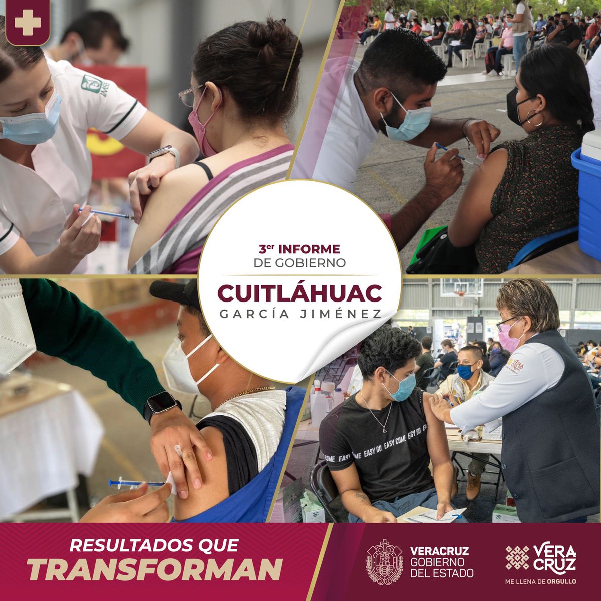 JonathanAH_'s tweet photo. En #Veracruz el Plan Nacional de Vacunación contra COVID-19 se llevó a cabo con éxito, gracias a la participación de la población mayor de edad.

¡Con #ResultadosQueTransforman le cumplimos a las y los veracruzanos!

#3erInformeCGJ https://t.co/QuCU6JmYbs