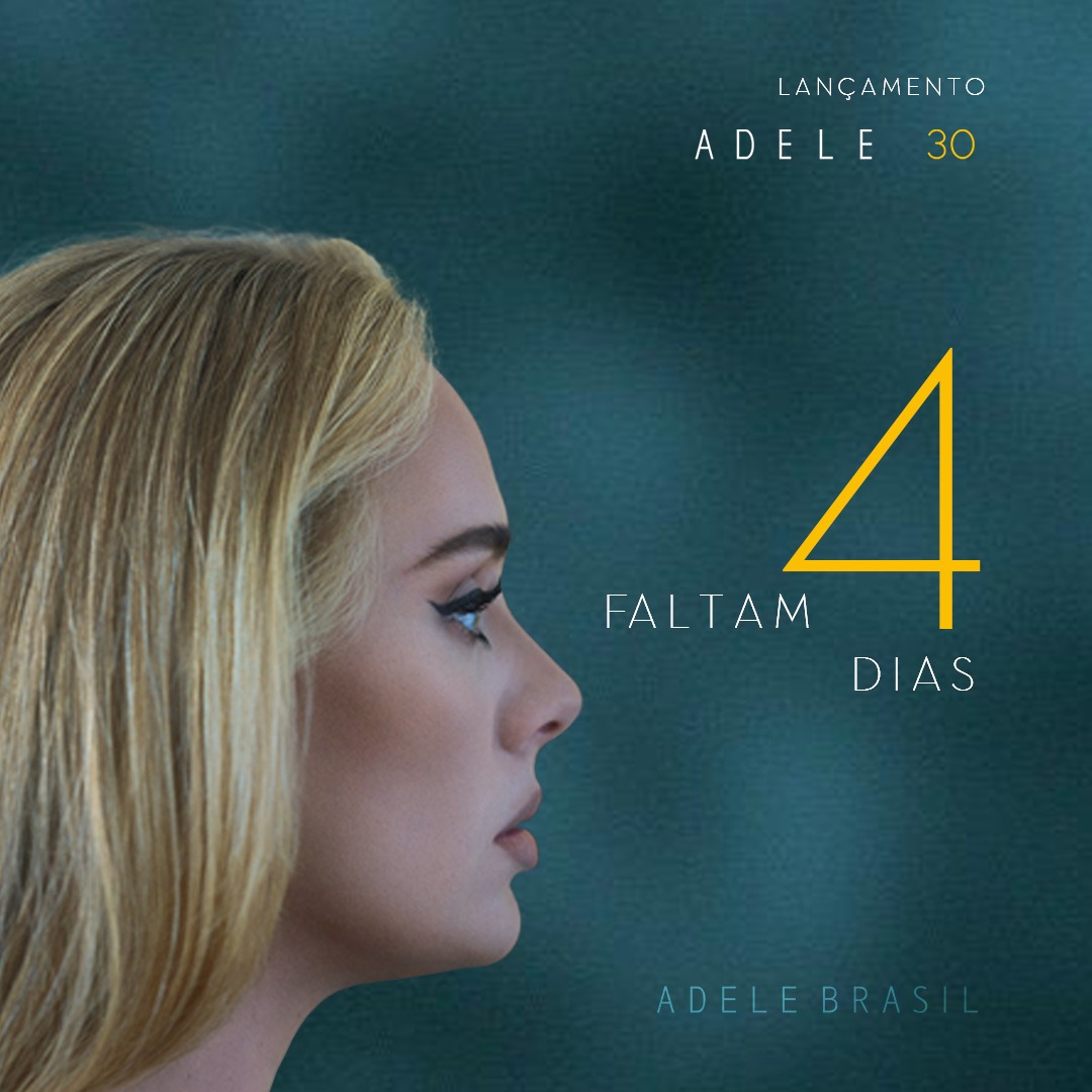adelebrasilfc's tweet photo. Está chegando!!!!! Faltam apenas um 4 dias para o #30 novo álbum de @adele. Ansiosos???
#adele #adele30 #30 #adelebrasil #adelebrasilfc https://t.co/en8v53hYUl