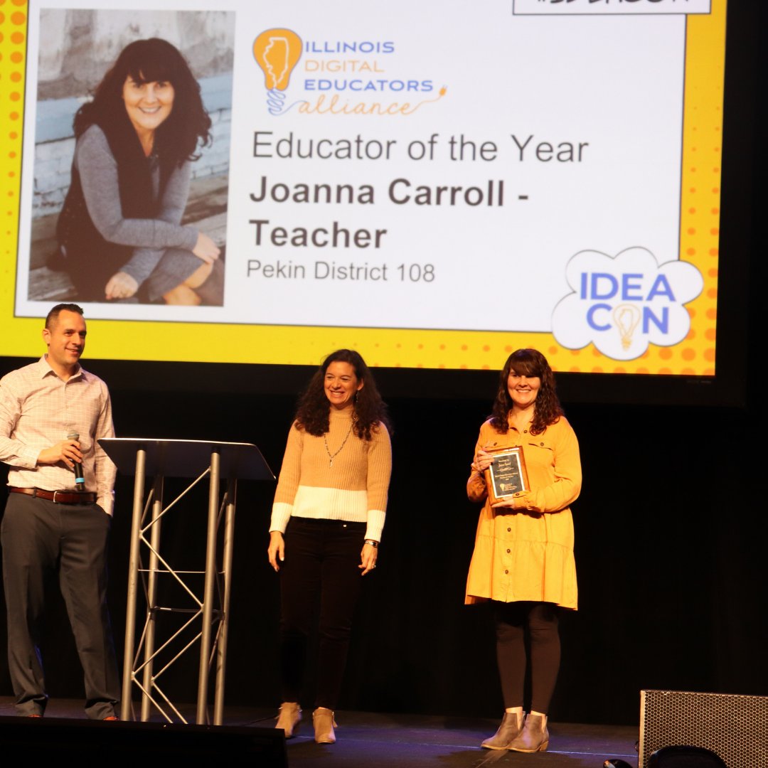 Do you know an outstanding educator? #ideail is now accepting nominations for its Educator of the Year Award. Nominations are due Jan. 9, 2022, and the awards will be presented at #IDEAcon in February! #edtech

Learn more and nominate an #educator today: ideaillinois.org/EOY