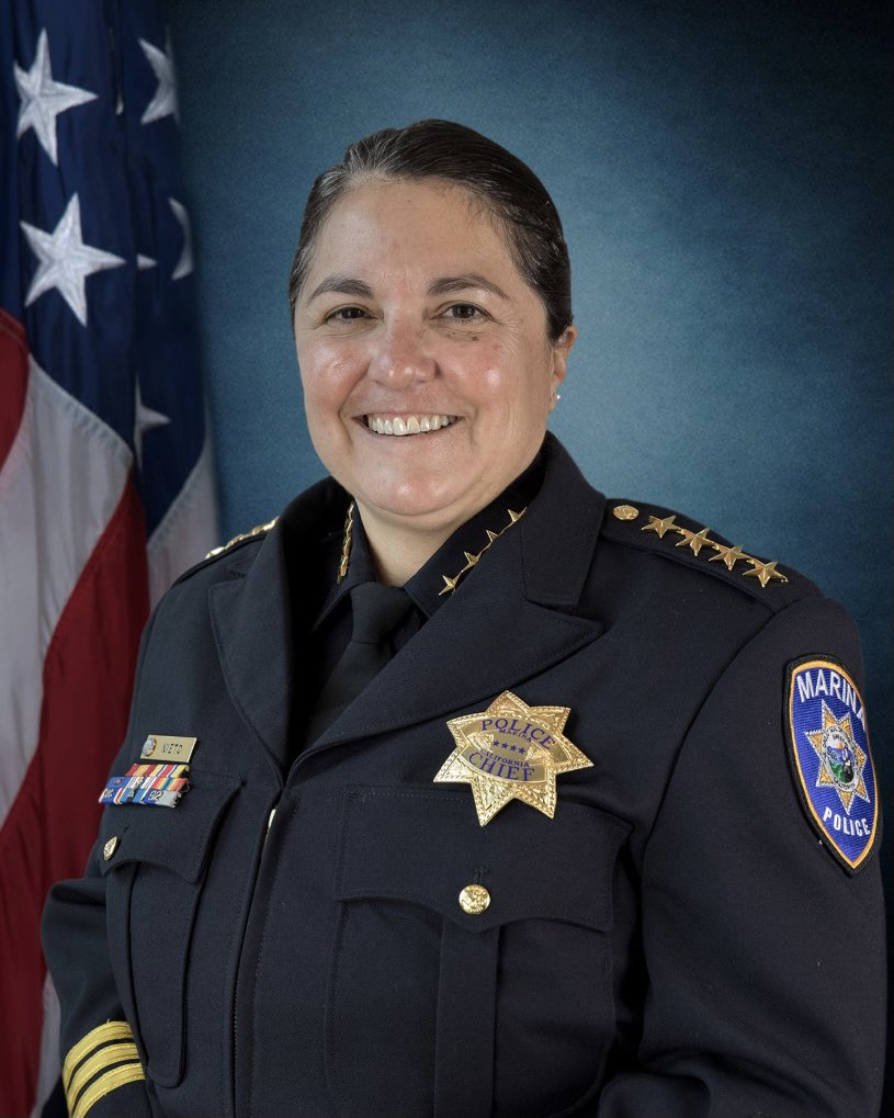 FelixKSBW's tweet photo. The race for Monterey co sheriff getting crowded. 6 people now in the running including Marina police chief Tina Nieto, who would be the 1st woman, Latina, LGBTQ, sheriff in county history if elected.. https://t.co/znSdgwMDDd