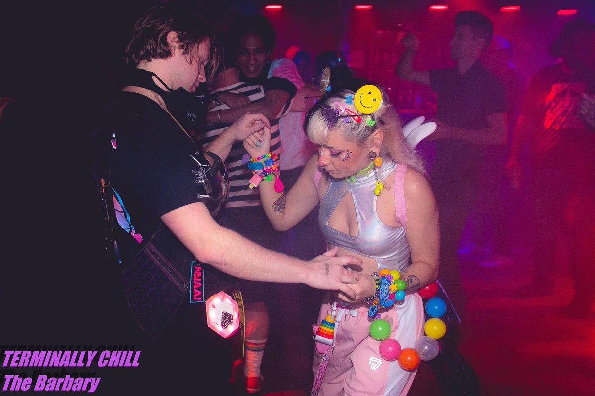 Skeletonlipsti1's tweet photo. TERMINALLY CHILL - “Vaporwave scene dance party” returns to @TheBarbary 12/2 from 10pm -2am. DJs will be myself @shojitrash @hideyoshi_mr 
 $5 if purchased online or before 11pm
Come dance! 🤗

Event page
https://t.co/dXv7YLagDI
Online tickets
https://t.co/bEqHQ3GyIL https://t.co/62biywCBTl
